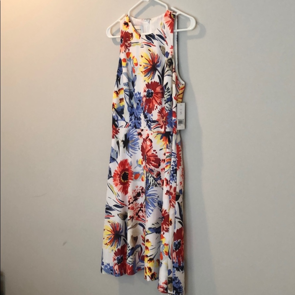 Donna Morgan New Hot Pepper Flowered Dress